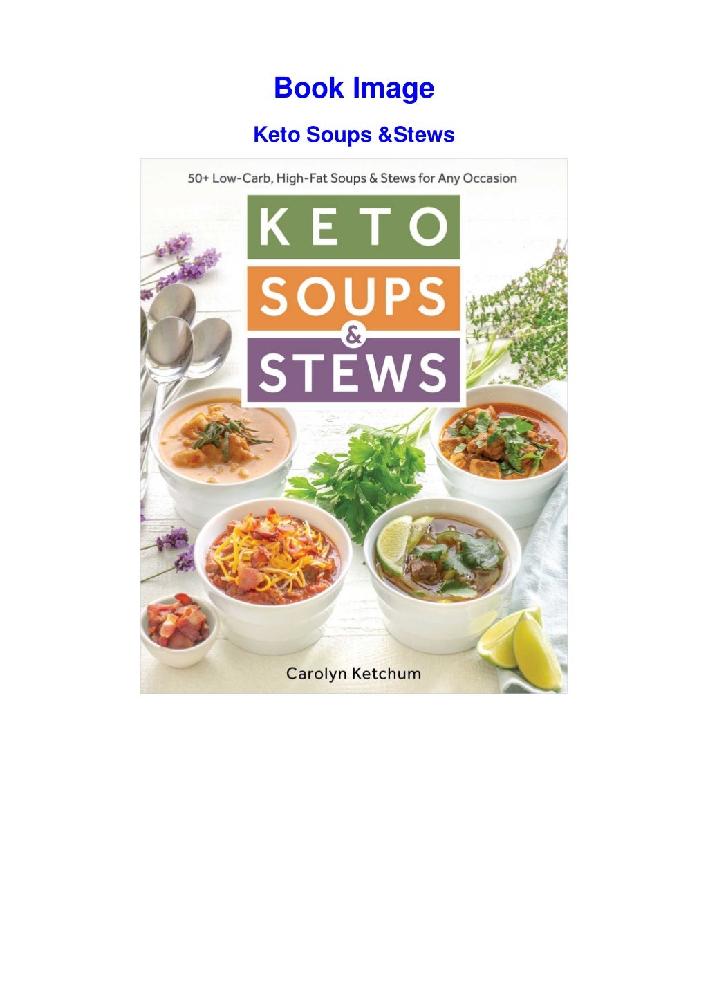 textbook Keto Soups & Stews [R.A.R]
