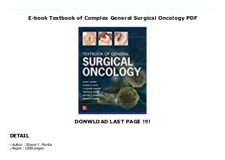 E-book Textbook of Complex General Surgical Oncology PDF
DONWLOAD LAST PAGE !!!!
DETAIL
Download Here https://kpf.realfiedbook.com/?book=0071793313 Publisher's Note: Products purchased from Third Party sellers are not guaranteed by the publisher for quality, authenticity, or access to any online entitlements included with the product.The most current, comprehensive, and authoritative guide to surgical oncology A Doody's Core Title for 2019! As cancer care has continued to evolve in the 21st century, so too has the management of specific neoplasms through surgery. Keeping pace with this dynamic subspecialty calls for a state-of-the-art resource that combines oncologic principles with surgical treatment plans. Textbook of General Surgical Oncology is just such a resource.Encyclopedic in scope and featuring the insights of more than 300 thought leaders in their respective surgical and medical oncology disciplines, this indispensable guide illuminates both common and uncommon issues. The book's 165 chapters span virtually every clinical scenario oncologic surgeons are likely to encounter, resulting in the most complete, rigorous overview of surgical oncology available.Textbook of General Surgical Oncology begins with an in-depth review of the general concepts and principles of genomics, epigenetics, pathology, targeted therapy, regional therapy, and patient safety in surgical oncology. The text then focuses on site-specific neoplasms, such as those of the skin, soft tissue, head/neck, lung, mediastinum, breast, pleura, peritoneum--plus tumors that affect various systems, including the endocrine, gastrointestinal, and hepatobiliary.Features- Each chapter is written by an internationally recognized expert on the topic- Outstanding review for the new Complex General Surgical Oncology certification examination- Helps prepare trainees of various surgical subspecialties for their in-training examinations and surgical board exams- Numerous full-color illustrations highlight relevant anatomy and surgical technique Download Online PDF Textbook of Complex General Surgical Oncology,
Download PDF Textbook of Complex General Surgical Oncology, Read Full PDF Textbook of Complex General Surgical Oncology, Download PDF and EPUB Textbook of Complex General Surgical Oncology, Read PDF ePub Mobi Textbook of Complex General Surgical Oncology, Reading PDF Textbook of Complex General Surgical Oncology, Read Book PDF Textbook of Complex General Surgical Oncology, Read online Textbook of Complex General Surgical Oncology, Download Textbook of Complex General Surgical Oncology Shane Y. Morita pdf, Download Shane Y. Morita epub Textbook of Complex General Surgical Oncology, Download pdf Shane Y. Morita Textbook of Complex General Surgical Oncology, Download Shane Y. Morita ebook Textbook of Complex General Surgical Oncology, Download pdf Textbook of Complex General Surgical Oncology, Textbook of Complex General Surgical Oncology Online Download Best Book Online Textbook of Complex General Surgical Oncology, Read Online Textbook of Complex General Surgical Oncology Book, Download Online Textbook of Complex General Surgical Oncology E-Books, Download Textbook of Complex General Surgical Oncology Online, Read Best Book Textbook of Complex General Surgical Oncology Online, Download Textbook of Complex General Surgical Oncology Books Online Download Textbook of Complex General Surgical Oncology Full Collection, Read Textbook of Complex General Surgical Oncology Book, Read Textbook of Complex General Surgical Oncology Ebook Textbook of Complex General Surgical Oncology PDF Download online, Textbook of Complex General Surgical Oncology pdf Download online, Textbook of Complex General Surgical Oncology Read, Download Textbook of Complex General Surgical Oncology Full PDF, Read Textbook of Complex General Surgical Oncology PDF Online, Download Textbook of Complex General Surgical Oncology Books Online, Download Textbook of Complex General Surgical Oncology Full Popular PDF, PDF
Textbook of Complex General Surgical Oncology Download Book PDF Textbook of Complex General Surgical Oncology, Download online PDF Textbook of Complex General Surgical Oncology, Read Best Book Textbook of Complex General Surgical Oncology, Read PDF Textbook of Complex General Surgical Oncology Collection, Read PDF Textbook of Complex General Surgical Oncology Full Online, Read Best Book Online Textbook of Complex General Surgical Oncology, Download Textbook of Complex General Surgical Oncology PDF files
Author : Shane Y. Moritaq
Pages : 1888 pagesq
 