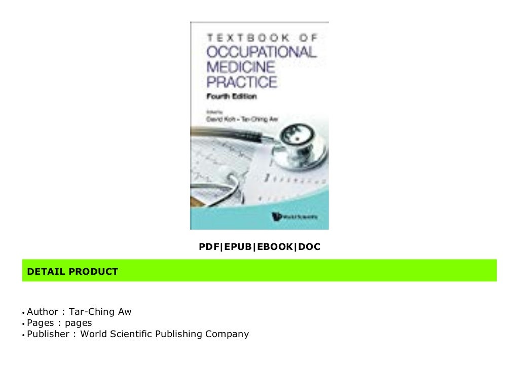 [PDF] Textbook of Occupational Medicine Practice (Fourth Edition)