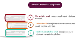 Textbook Adaptation evaluation and practice | PPTX