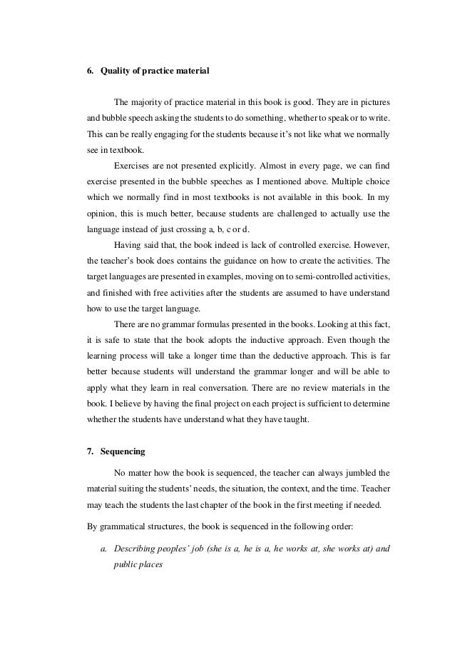 Textbook Analysis When English Rings The Bell By Agung Intan - 