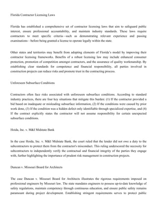 Comprehensive Overview of Engineering and Construction Law and ...