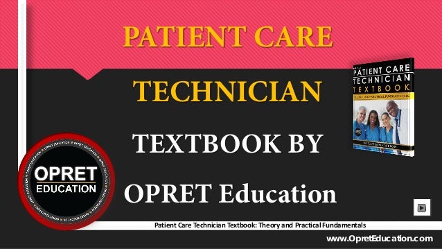 Textbook for patient care technician patient care textbook 2017