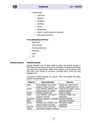 Textbook hazard analysis unido | PDF