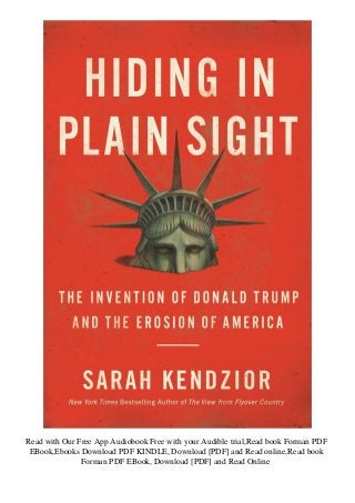 Textbook Hiding In Plain Sight The Invention Of Donald Trump And The