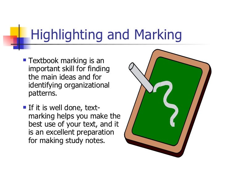 Textbook Highlighting and Marking