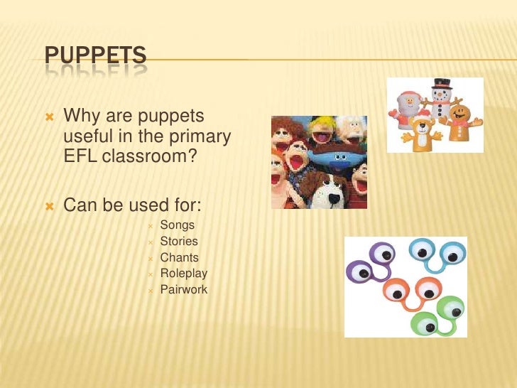 Textbooks and puppets