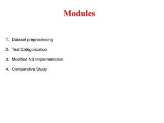 Text categorization | PPTX