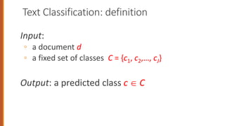 ml7 - text classification | pdf | statistical... Text Classification.pdf