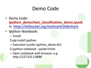 Text classification in scikit-learn | PPT