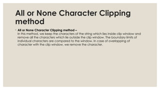 text clipping in computer graphics .pptx