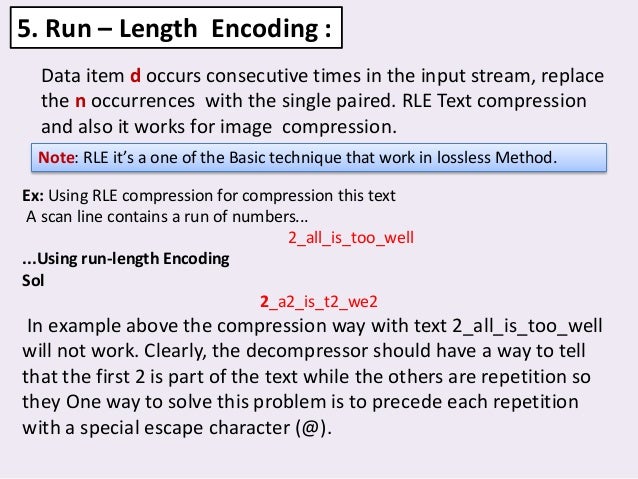 Text compression