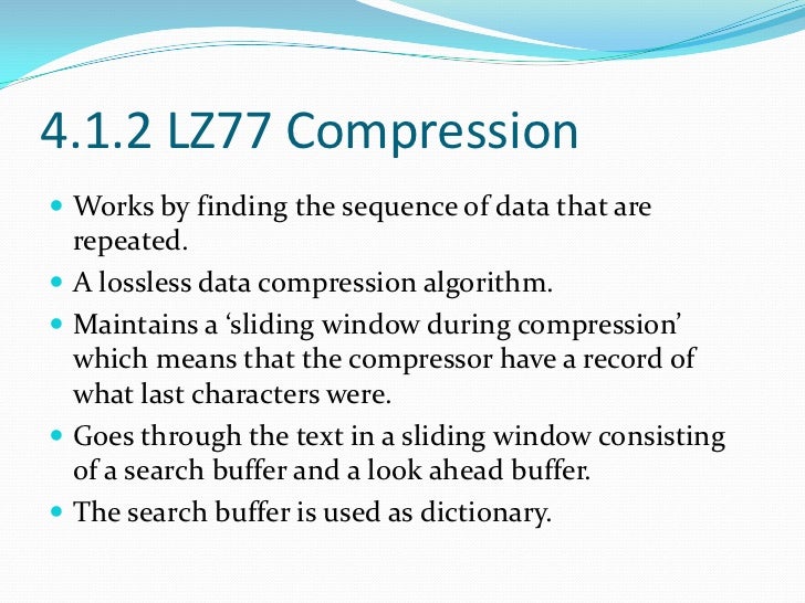 Text compression in LZW and Flate