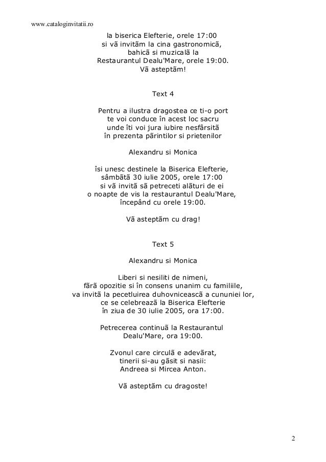 text invitatii nunta text invitatii nunta