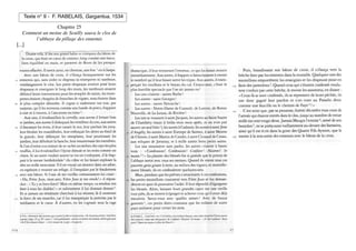 Texte n° 9 - F. RABELAIS, Gargantua, 1534

                  Chapitre 25
    Comment un moine de Seuilly sauva le clos de
        l’abbaye du pillage des ennemis
[...]
 