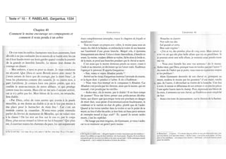 Texte n° 10 - F. RABELAIS, Gargantua, 1534


                Chapitre 40
Comment le moine encourage ses compagnons et
     comment il resta pendu à un arbre
 