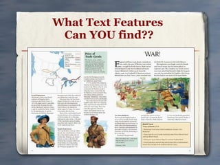 What Text Features  Can YOU find?? 