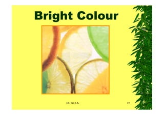 Bright Colour




    Dr. Tan CK   19
 