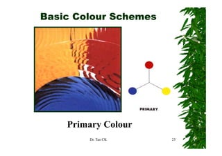 Basic Colour Schemes




    Primary Colour
        Dr. Tan CK     23
 
