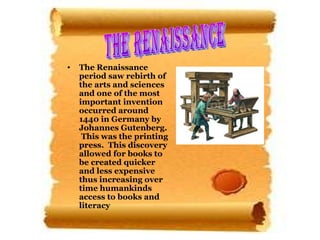 Text history presentation | PPT