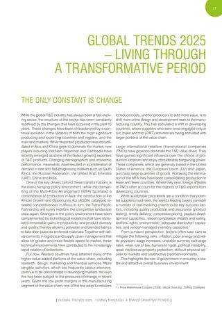 Textile and clothing value chain roadmap to 2020  PDF