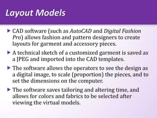 The important features of Textile and Garment softwares | PPT