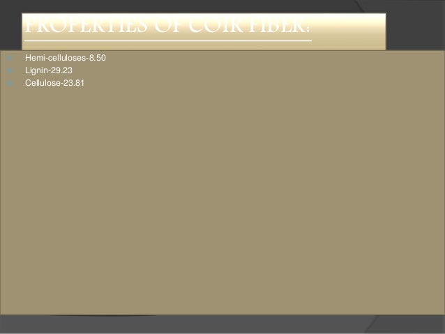 Uses and properties of fibers