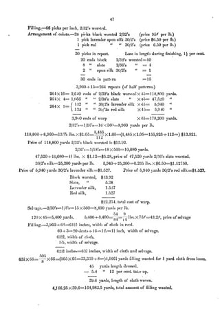 Picks Per Inch Textile Calculation.pdf,Textile Calculation | PDF
