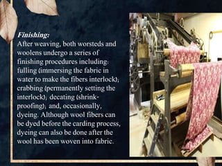 wool: introdction,origin and histrory, process, types, classification ...
