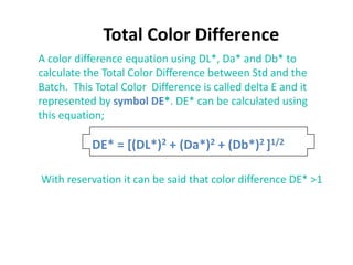Textile coloration | PPTX