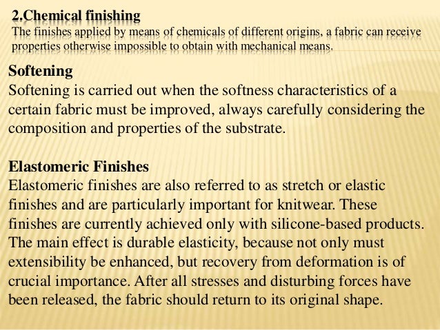 Textile Finishing