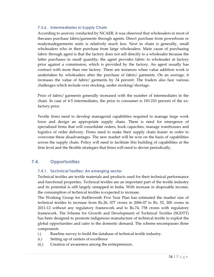 analyzing textiles industry of india form 8814