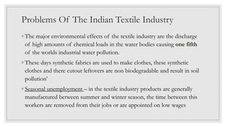 Textile Problems Textile industry.pptx