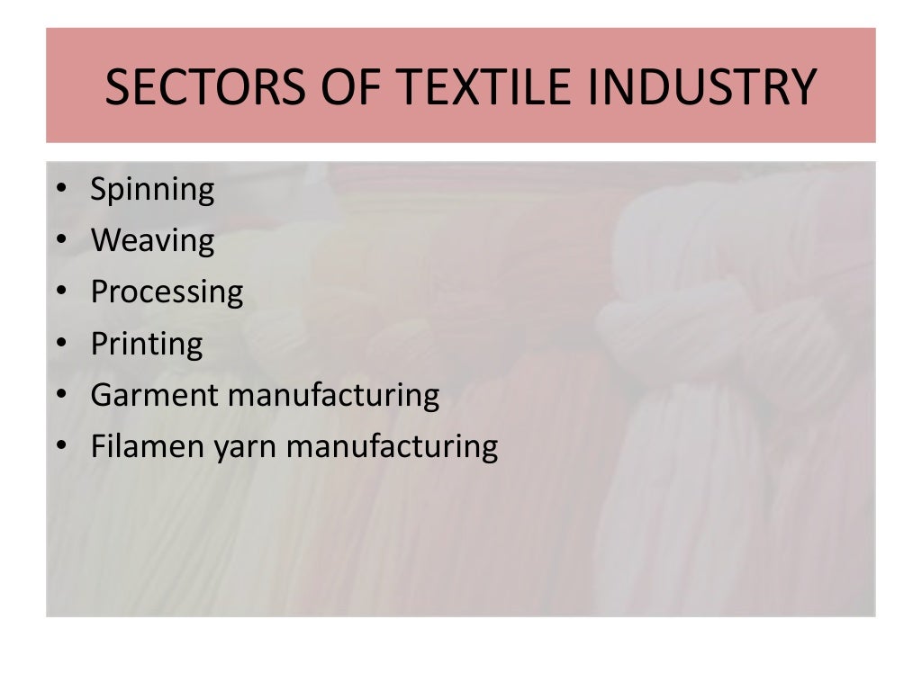 Textile industry of Pakistan