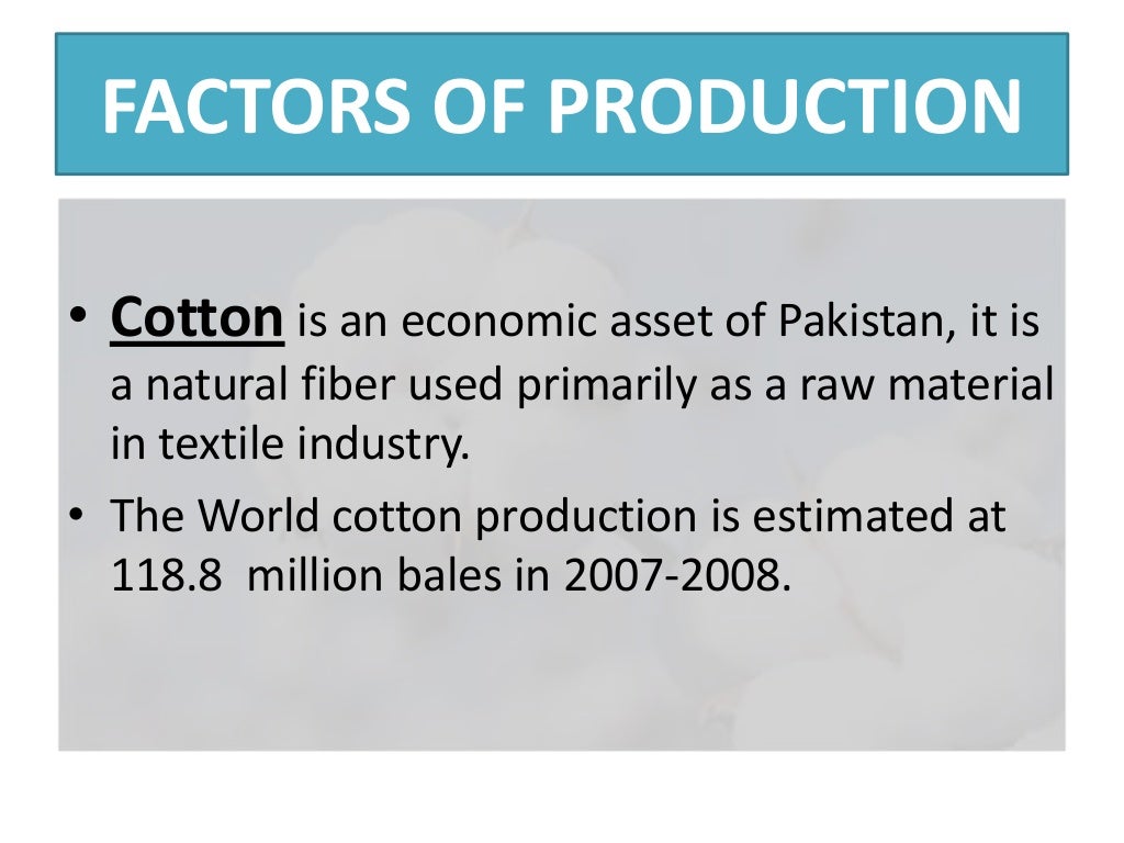 Textile industry of Pakistan