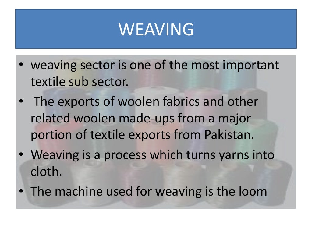 Textile industry of Pakistan
