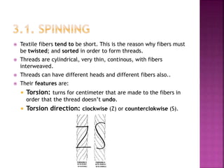 Textile industry presentation | PPTX