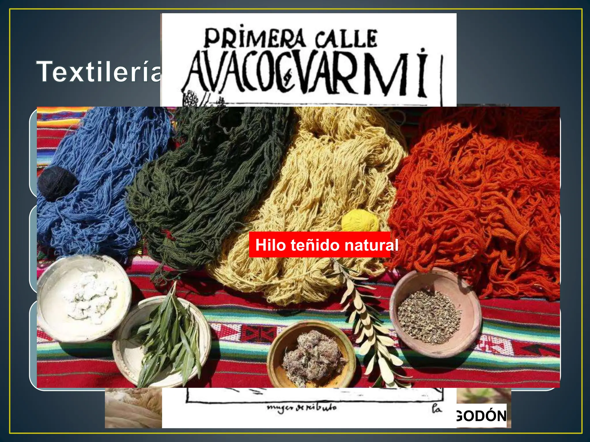 El arte en el incanato: TEXTILERIA INCA.pptx