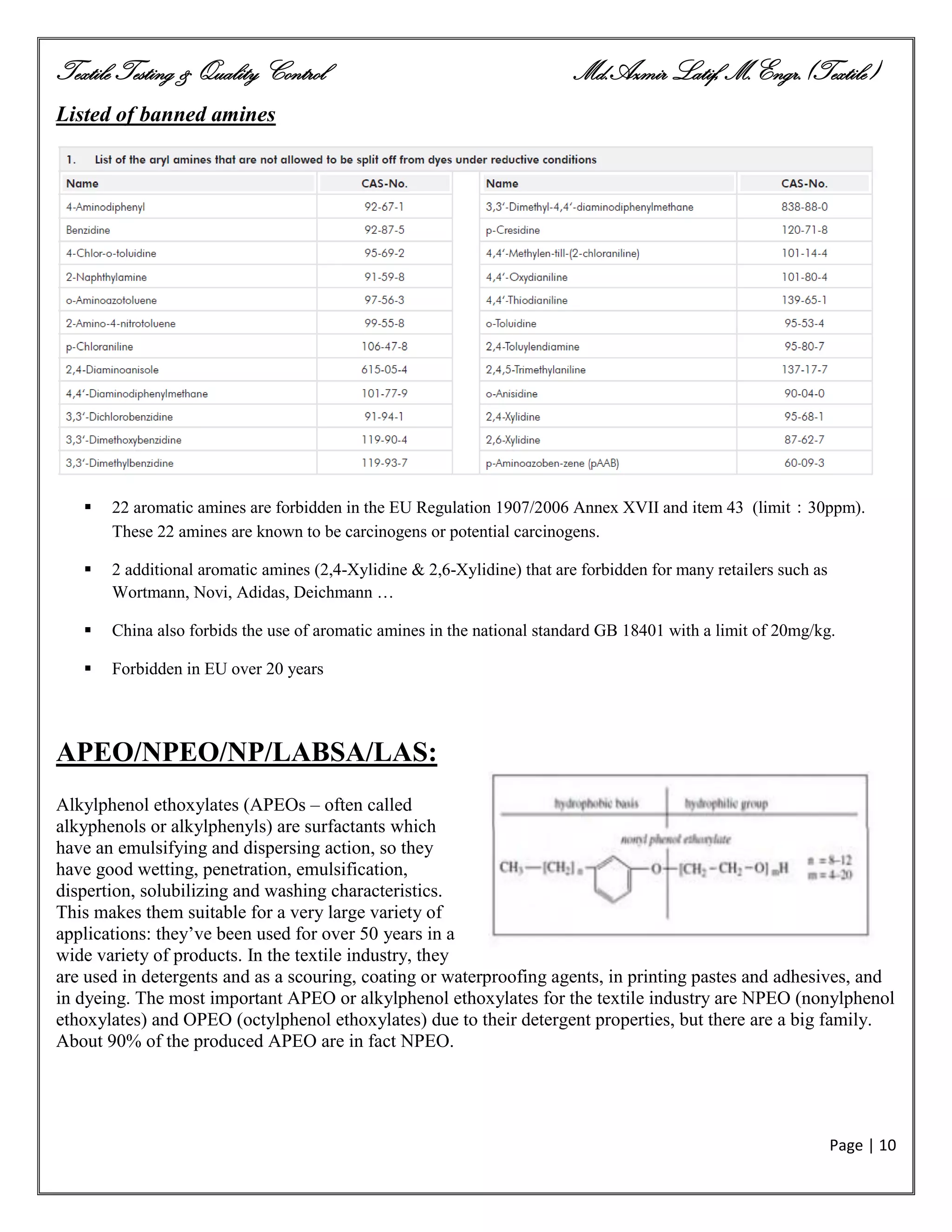 Textile testing & quality control | PDF