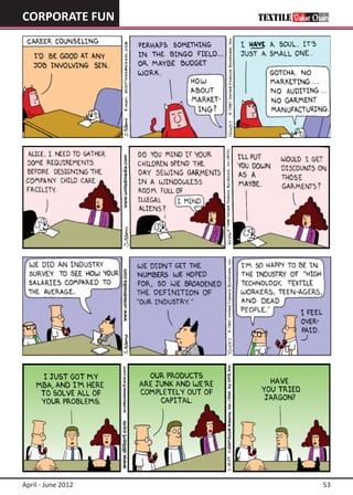 CORPORATE FUN




April - June 2012   53
 