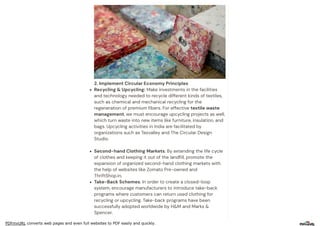 Textile Waste In India/managing-textile-waste-in-India | PDF