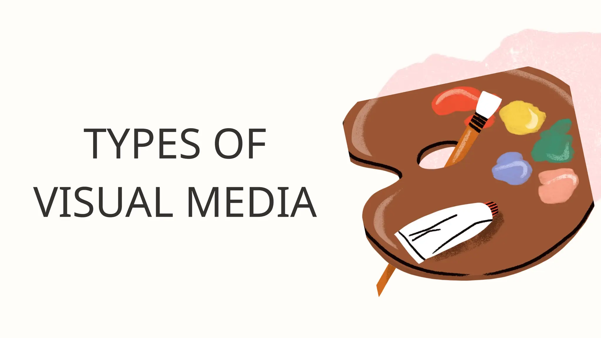 TYPES OF
VISUAL MEDIA
 