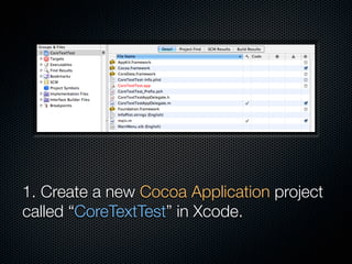 Text Layout With Core Text | PDF