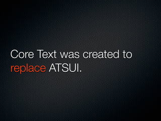 Text Layout With Core Text | PDF