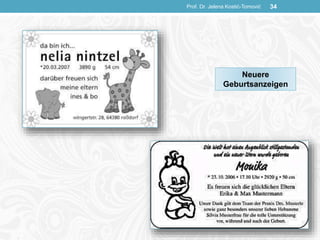 Prof. Dr. Jelena Kostić-Tomović 34
Neuere
Geburtsanzeigen
 