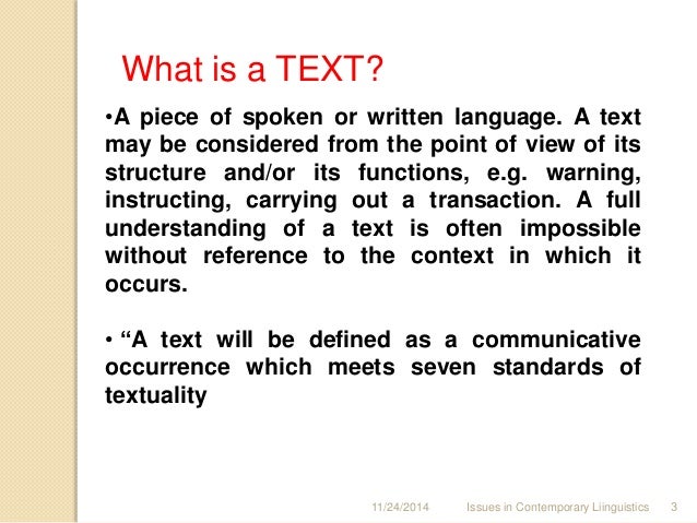 What Is Text Textuality? , A Theory of Textuality – VNZHEJ