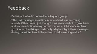 Text message intervention pp