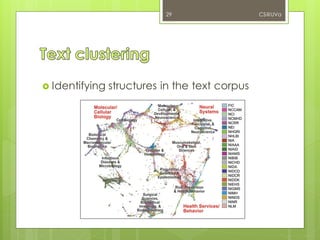  Identifying structures in the text corpus
CS@UVa29
 