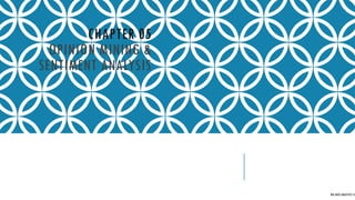 CHAPTER 05
OPINION MINING &
SENTIMENT ANALYSIS
BIG DATA ANALYTICS CE
 