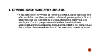 text Mining topic in data Mining subject | PPTX